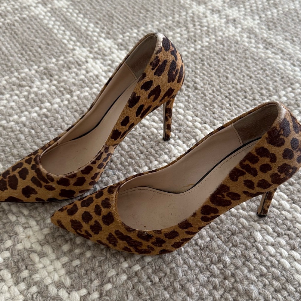Leopard Pumps Size 8.5